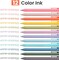 Colored Gel Pens, 12 Colors 0.5mm Fine Point Smooth Writing Pens, Quick Dry Colorful Gel Ink Pens for Journaling and Note Taking, Cute Aesthetic Pens for Office School & Home Supplies